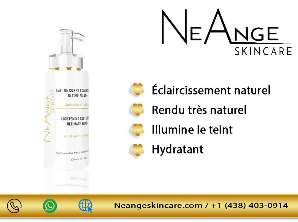 Neange™ lotion éclaircissante pour le corps brillance ultime