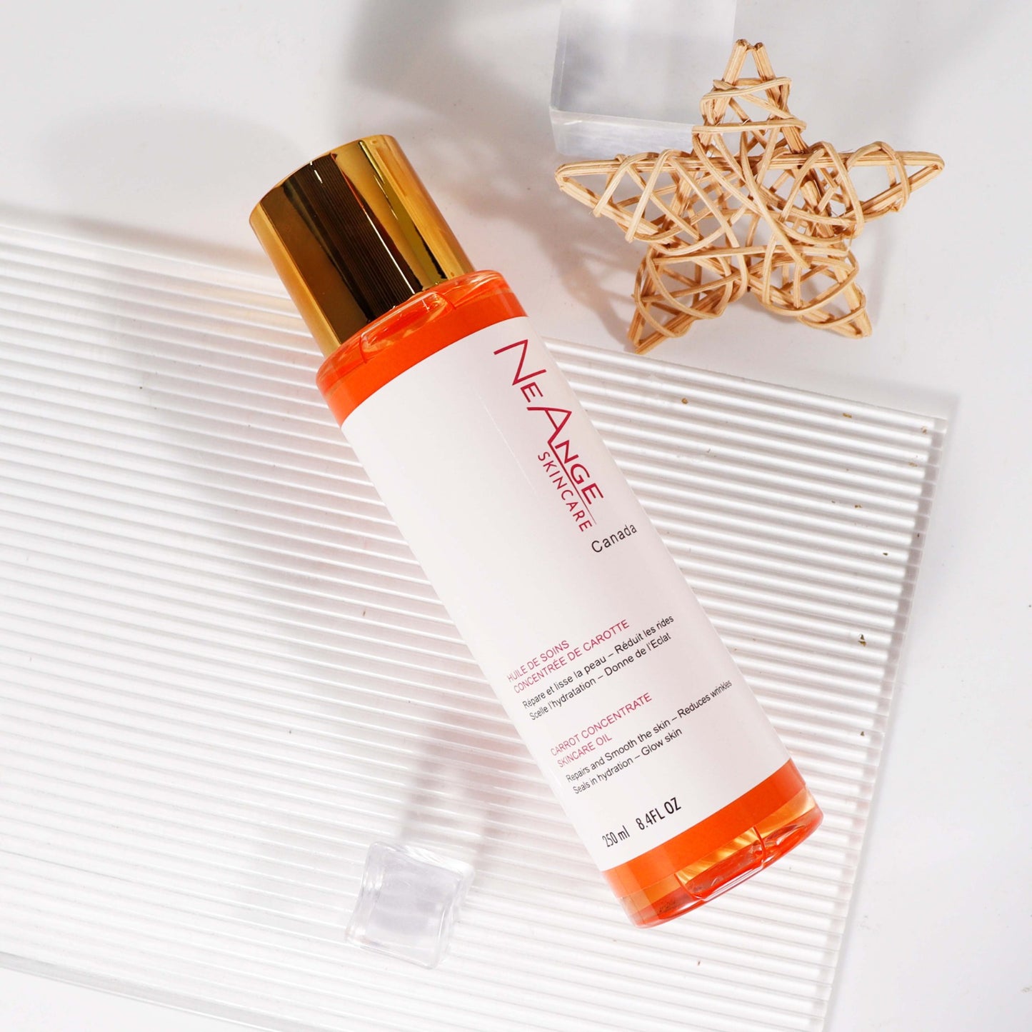 huile corporelle éclat intense