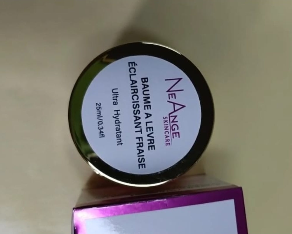 Baume éclaircissant pour les lèvres à la fraise