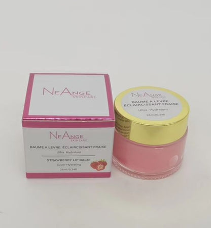 Baume éclaircissant pour les lèvres à la fraise